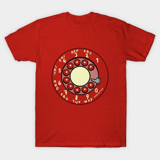 Rotary Dial T-Shirt by mehmetnaimoglu